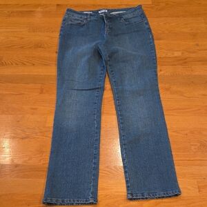 St. John's Bay Women's Straight Leg Blue Jeans